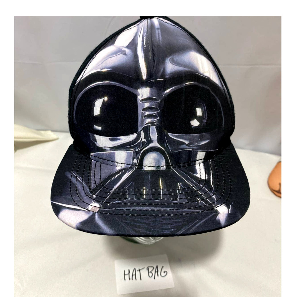 Youth Star Wars Darth Vader black helmet hat Black
